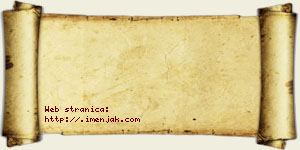 Anđa Mislopoljac vizit kartica